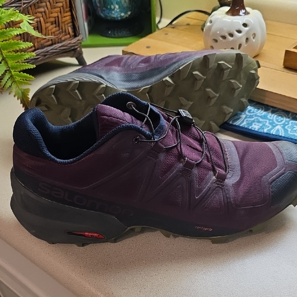 Salomon Dark Purple Trail Shoes